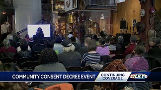 Community conversations continue around Louisville's consent decree