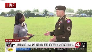 News4 Hometown Tour 2024: Discussing Local and national Fort Novosel recruiting efforts