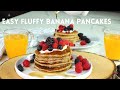 Easy Fluffy Banana Pancakes Gluten & Dairy Free