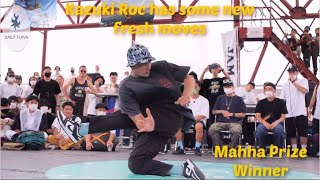 Bboy Kazuki Roc busts some new, fresher-than-fresh moves. Mahha Prize winner at Sunshine Jam.