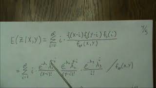 Part 2d - EM Algorithm - Bivariate Poisson Distribution