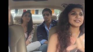 Katrina and Siddharth riding with RJ Devaki - Devaki ka CaroBar