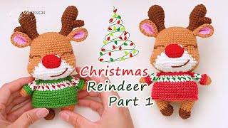 Merry Christmas! How to Crochet an Adorable Reindeer – Holiday Crochet Tutorial Part 1