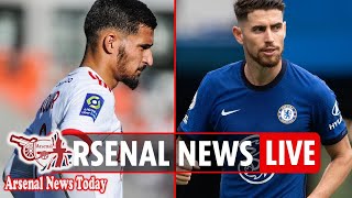 Arsenal admit defeat in Jorginho, Houssem Aouar and Thomas Partey transfer pursuits - news today