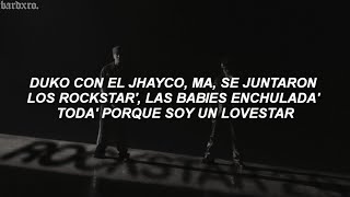 duki, jhayco - rockstar 2.0 // letra