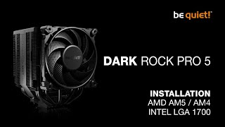 Installation: Dark Rock Pro 5 (AMD AM5 / AM4, Intel LGA 1700) | be quiet!