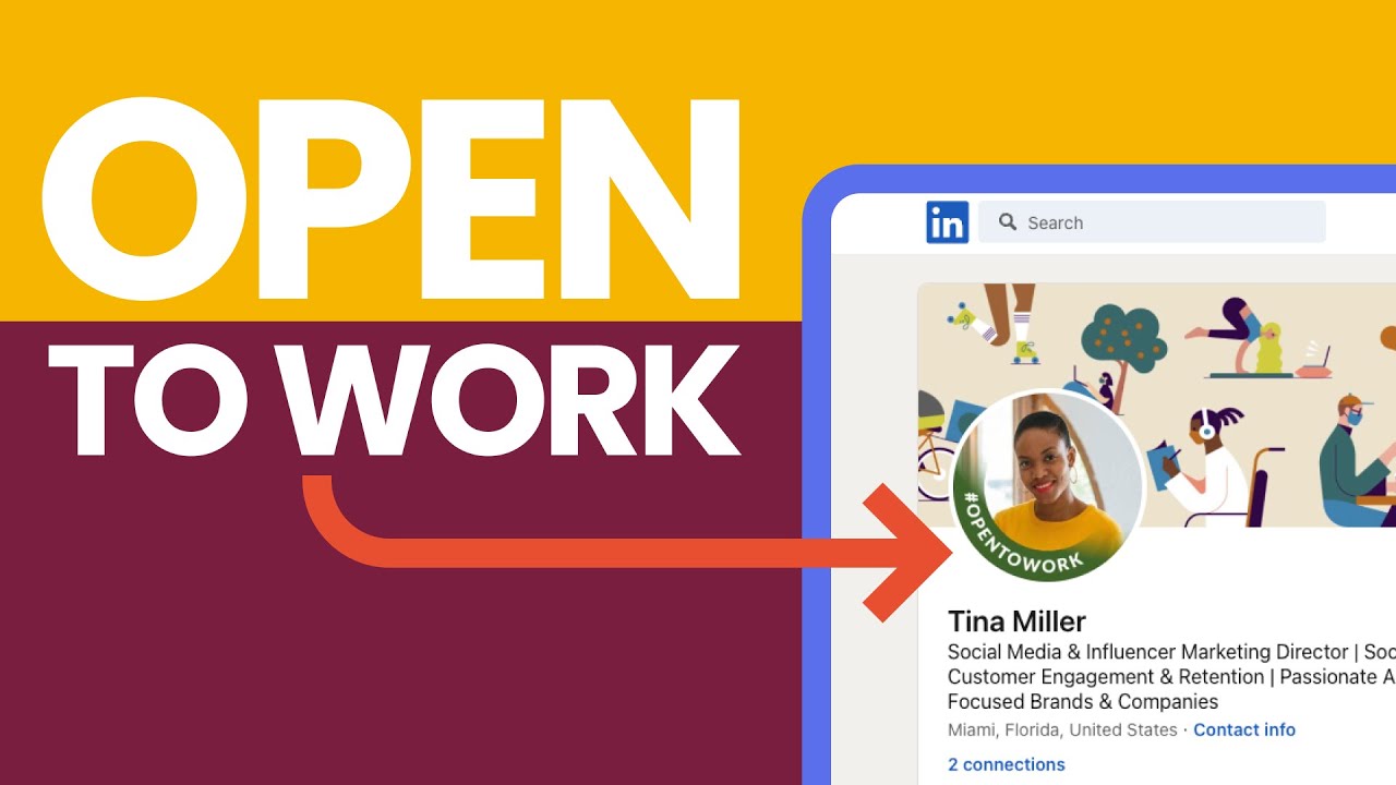 How To Add Open To Work In Your LinkedIn Profile In 2022 - YouTube