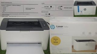 HP Laser 108a Printer Unboxing \u0026 Explain All Features Step By Step | How to Setup Hp 108a Printer