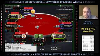 The Big $7 50 on PokerStars!! Watch as I go on a heater and win $1,400!!!!