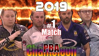 2019 Bowling - PBA Bowling Chameleon #1 Andres Gomez, Jason Belmonte, A.J. Chapman, Ronnie Russell