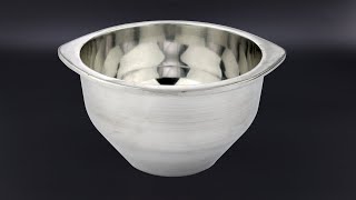 Indolium Bowl,Indolium Kal Chatti,Kulambu Chatti, Polished Gravy Kadai for Daily Cooking-Large