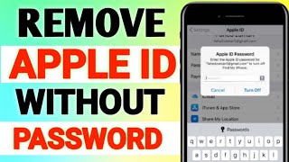 How To Remove Apple iD Without Password ( How To Sign Out iCloud Without Password ) Removed Apple iD