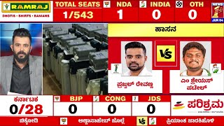 Hassanದಲ್ಲಿ Prajwal Revanna ಗೆಲ್ತಾರಾ ? | Lok Sabha Election Result 2024 | @newsfirstkannada