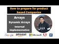 Interview Preparation : Arrays| Arraylist internal working in java