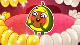 😍 Do You Like Gold Teeth or White Teeth? 🦷 Learn More Healthy Habits for Kids with Pit & Penny 🥑