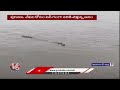 crocodile found in penganga river in adilabad v6 news