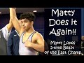 Matty Lopes | Blair Academy | Wins 132 lb. Beast of the East with 3rd Period Takedown!