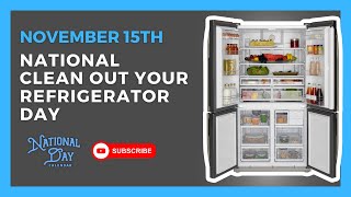 NATIONAL CLEAN OUT YOUR REFRIGERATOR DAY | November 15th - National Day Calendar