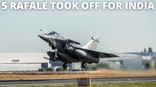 5 RAFALE took off from France, Will arrive in Ambala 29th July | Full video