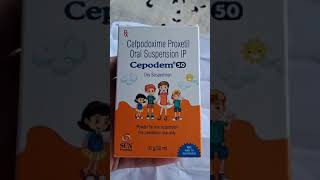 Cepodem 50 dry syrup | Cefuroxime dry syrup | Antibiotics Medicin | How to use cepodem 50 dry syrup