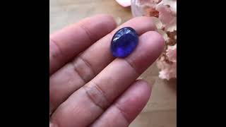 天然坦尚尼亞蛋面丹泉石  12.60ct  Tanzanite  坦桑石  超澎鴿子蛋  似皇家藍  具有升值潜力的寶石  讓您散發迷人的魅力