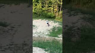 Taking a bmx bike on a mtb trail