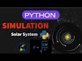 Solar System Simulation in Python | Real Orbits | Newtonian Physics