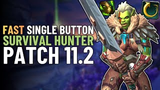 Quick One Button Survival Hunter Guide | Single-Button DPS Build WoW Patch 11.2.5