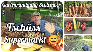 Tschüss 👋🏻 Supermarkt 😅 Ein Gartenrundgang im September