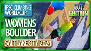 Boulder Finals | Salt Lake City | Womens | 2024 | Cut Edition