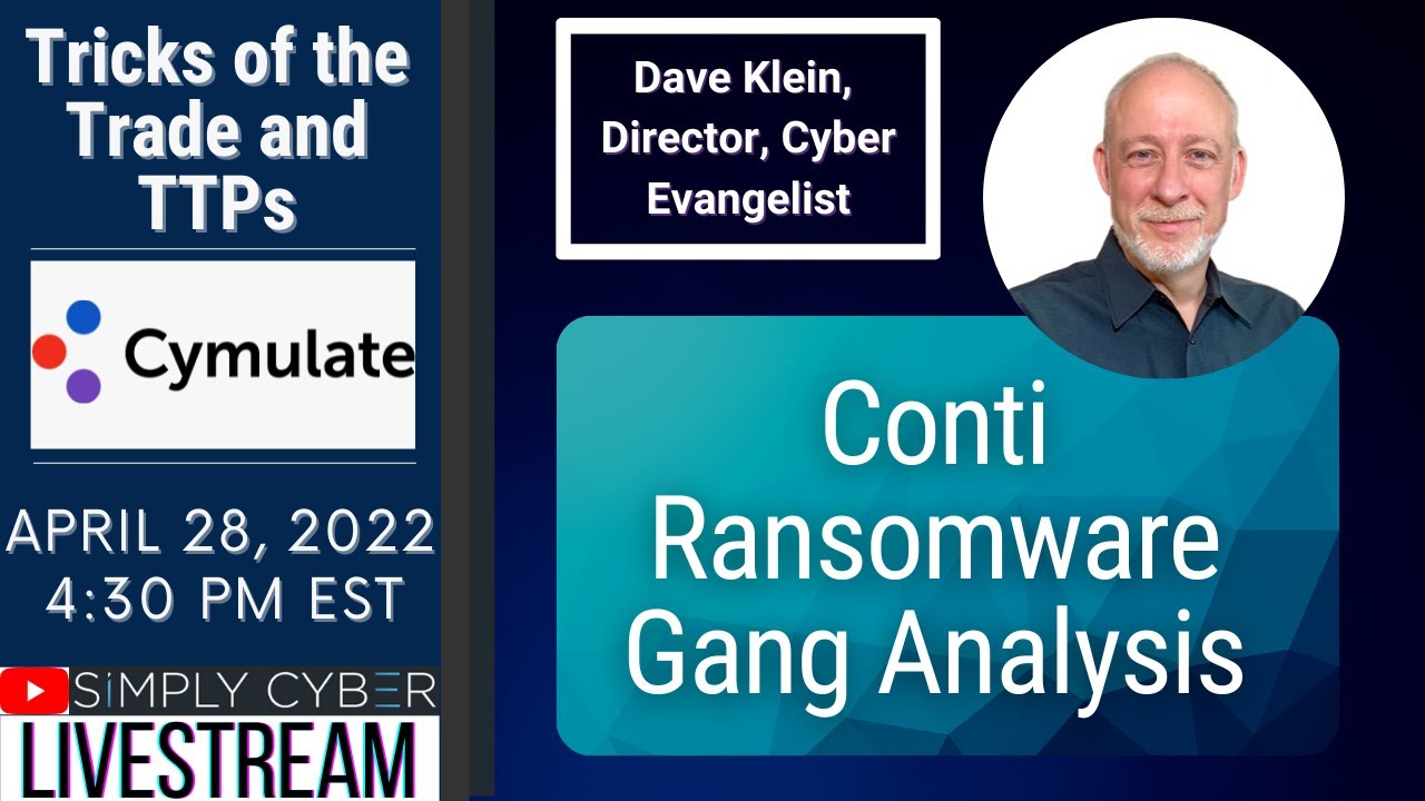 🔴 Conti Ransomware Gang Analysis - YouTube