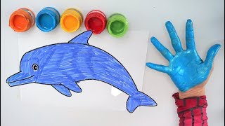 Learning Animals Colors for Children Paint Body Finger Nursery Rhymes