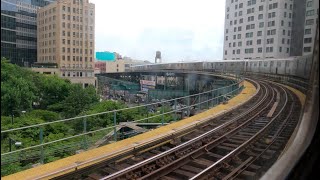 ⁴ᴷ⁶⁰ NYC subway side window view: BMT Astoria Line from Queensboro Plaza to Broadway