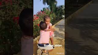 Heart touching emotional movement for brother and sister