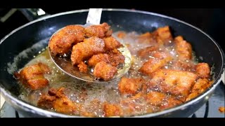 How to make Pork Chicharrones at home and Trick so they don't jump. Pork Chichar