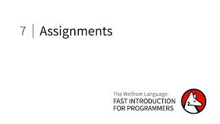 Fast Introduction for Programmers: Assignments