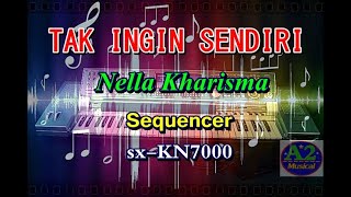 Nella Kharisma Tak Ingin Sendiri Remix karaoke sx KN7000
