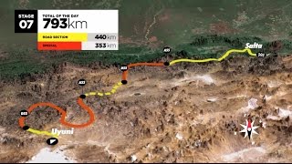 The route / El recorrido / Le parcours – Dakar 2016