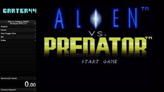 Alien vs. Predator (SNES) Speedrun //47:52// Carter44