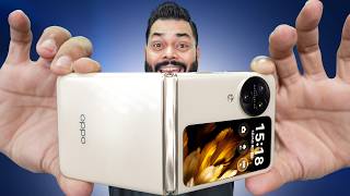OPPO Find N3 Flip Unboxing And First Look ⚡ 600K Folds, Dimensity 9200, Hasselblad Camera & More