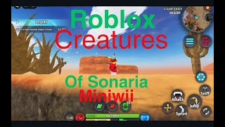 Roblox creatures of Sonaria Miniwii experience.