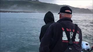 Tillamook Bay salmon and crab w guide Johnny Bowles.