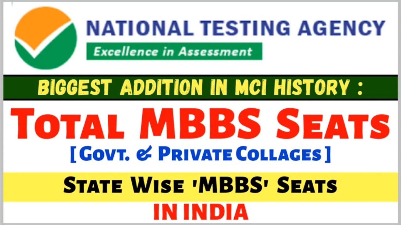 Total Number Of Seat For NEET,Total Medical College For Neet,Aiims ...