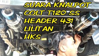 Knalpot suara harley mobil colt T120 ss(MITSUBISHI)