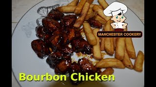 How To Make Simple Restaurant /Mall Style Bourbon Chicken Easy