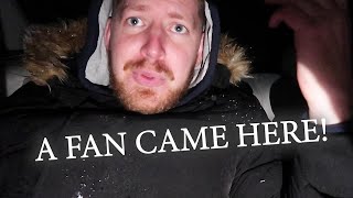 A FAN CAME HERE!