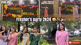 Finally hume Fresher’s mil hi gyi 💃🪩🎉🍾//Freshers 2k24🤩🥂// Jammu University ​//@ananya_gupta721