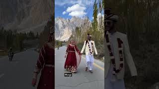 The beautiful couples from the north #wedding #marriage #couples #shorts #viral #hunza #pakistan