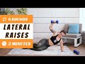 LATERAL RAISES | Fitness Workout At Home | KickFitBox