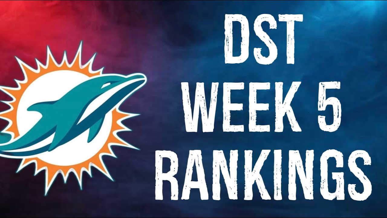 Top 12 Defense/DST Rankings Week 5 Fantasy Football - YouTube